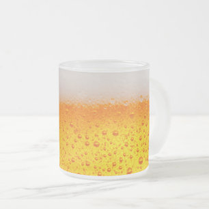 Caneca De Café Vidro Jateado Festa de hora feliz do bebendo de cerveja divertid