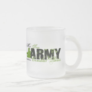 Caneca De Café Vidro Jateado Filho