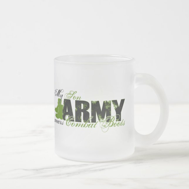 Caneca De Café Vidro Jateado Filho (Direita)
