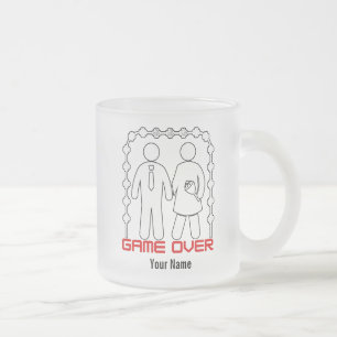 Caneca De Café Vidro Jateado Fim de jogo - GO01A 🎮💍
