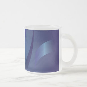 Caneca De Café Vidro Jateado fitas de safira