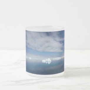 Caneca De Café Vidro Jateado Floating ice in Antarctica