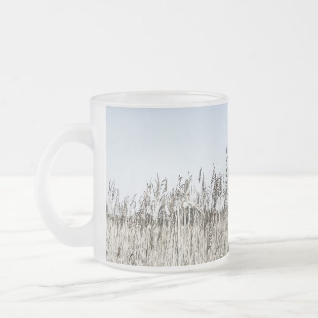 Caneca De Café Vidro Jateado Folga (Esquerda)