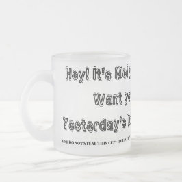 Caneca De Café Vidro Jateado Forward Mug