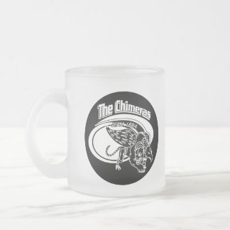 Caneca De Café Vidro Jateado fosco 1684 Manga do logotipo preto - 2 tamanhos