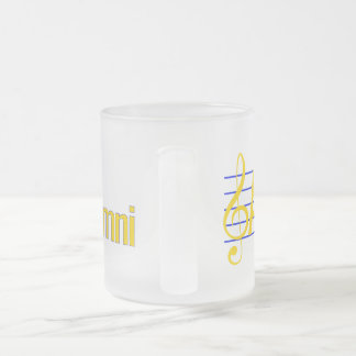 Caneca De Café Vidro Jateado Fosco de Banda Bacon