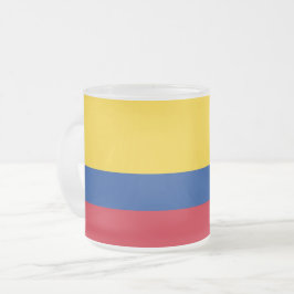 Caneca De Café Vidro Jateado Fosco de caneca de vidro pequena com bandeira colo