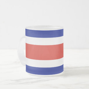 Caneca De Café Vidro Jateado Fosco de caneca de vidro pequena com bandeira da C