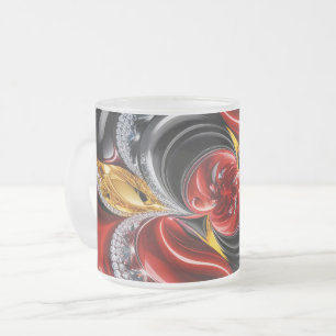 Caneca De Café Vidro Jateado Fosco de caneca de vidro pequena com cores alemãs