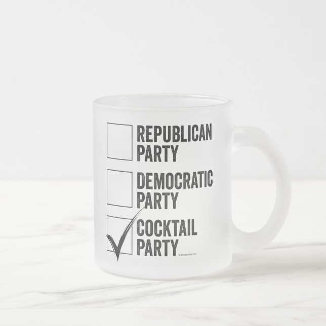 Caneca De Café Vidro Jateado Fosco de coquetel Coffee Mug (Direita)