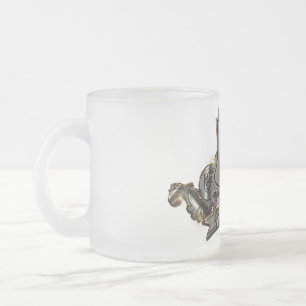 Caneca De Café Vidro Jateado Fosco de vidro (10 oz. & 16 oz.)