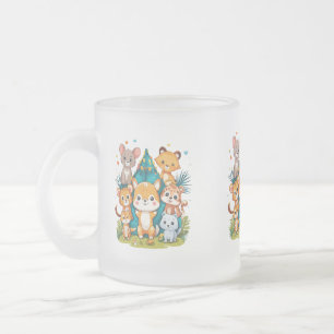 Caneca De Café Vidro Jateado Fosco de vidro - 10 oz Galinha