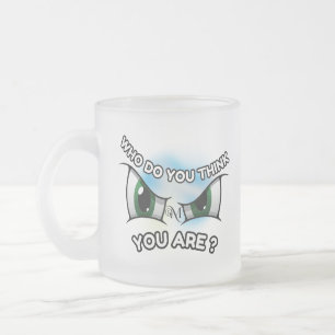 Caneca De Café Vidro Jateado Fosco Glass Mug 10oz : Quem Você Acha