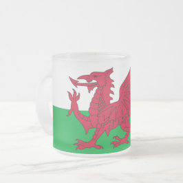 Caneca De Café Vidro Jateado Fosco pequena caneca de vidro com bandeira do País