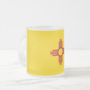 Caneca De Café Vidro Jateado Fosco pequeno caneca de vidro com bandeira do Novo