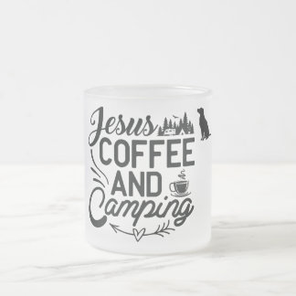 Caneca De Café Vidro Jateado Fosco Vidro