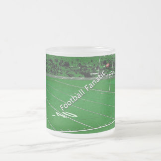 Caneca De Café Vidro Jateado Futebol Fanático