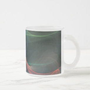 Caneca De Café Vidro Jateado Futurista