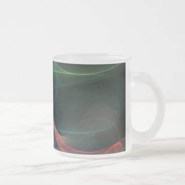Caneca De Café Vidro Jateado Futurista (Direita)