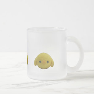 Caneca De Café Vidro Jateado Galinha