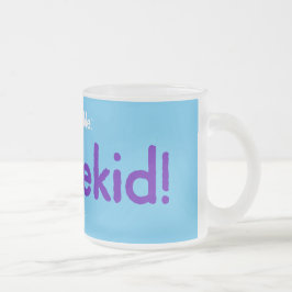 Caneca De Café Vidro Jateado garotinho problemático!