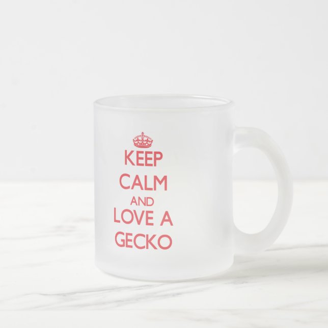 Caneca De Café Vidro Jateado Geco (Direita)