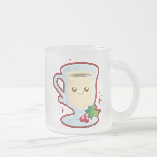 Caneca De Café Vidro Jateado Gemada bonito (Direita)