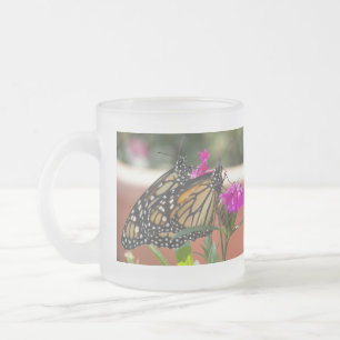 Caneca De Café Vidro Jateado Gêmeos Monarcas #1
