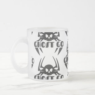 Caneca De Café Vidro Jateado Ghost Go Spooky Season