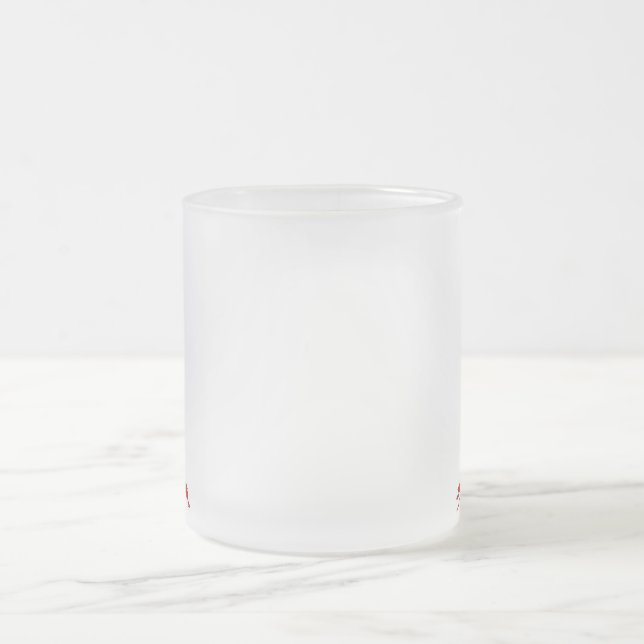 Caneca De Café Vidro Jateado Gitarren-App (Centro)