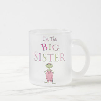 Caneca De Café Vidro Jateado Grande Irmã, Sapo Inteiro Rosa
