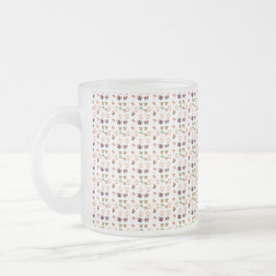 Caneca De Café Vidro Jateado Groovy Pattern