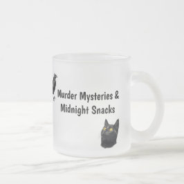 Caneca De Café Vidro Jateado Halloween do Crime Verdadeiro