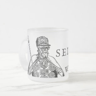 Caneca De Café Vidro Jateado Harblinger