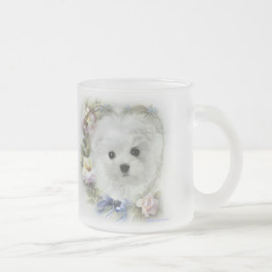 Caneca De Café Vidro Jateado Hermes o maltês