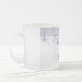 Caneca De Café Vidro Jateado horsie pure