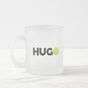 Caneca De Café Vidro Jateado Hugo Tênis