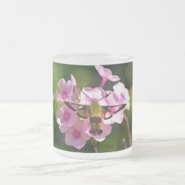 Caneca De Café Vidro Jateado Hummingbird