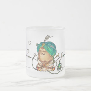 Caneca De Café Vidro Jateado Humpty Dumpty