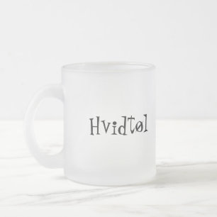 Caneca De Café Vidro Jateado Hvidtøl