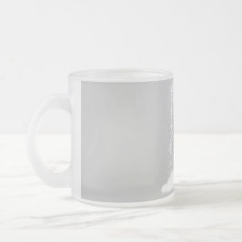 Caneca De Café Vidro Jateado Idaho Snowflake