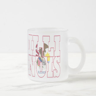 Caneca De Café Vidro Jateado Illinois