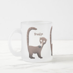 Caneca De Café Vidro Jateado Imagem curiosa e engraçada de desenho animado de c
