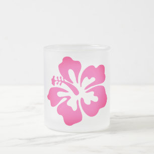 Caneca De Café Vidro Jateado Impressão havaiano