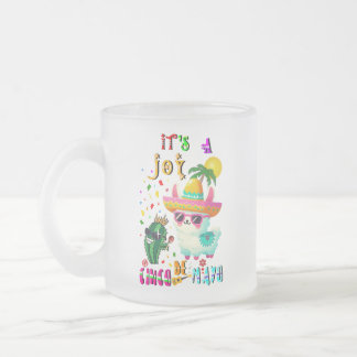 Caneca De Café Vidro Jateado It's A Joy Cinco De Mayo