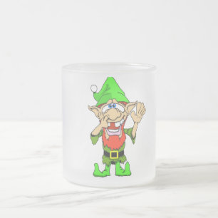 Caneca De Café Vidro Jateado Jed o duende torcido