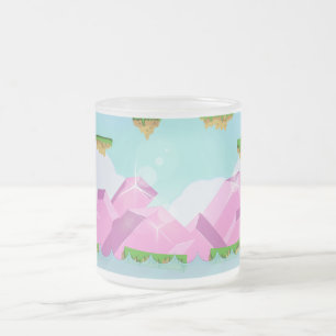 Caneca De Café Vidro Jateado Jogo de Plataforma Retro