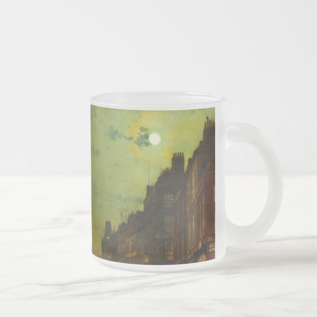 Caneca De Café Vidro Jateado John Atkinson Grimshaw Glasgow Docks (Direita)