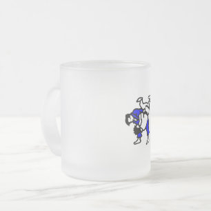 Caneca De Café Vidro Jateado Judô