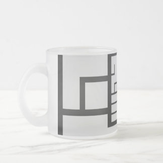 Caneca De Café Vidro Jateado Kanji exclusivo "祭"